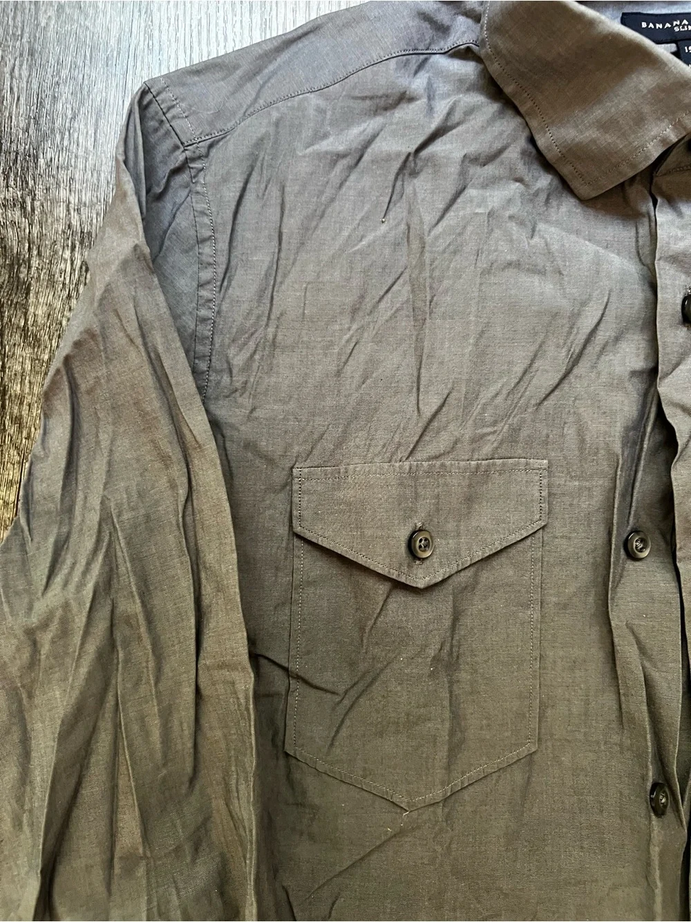 Button up slim fit